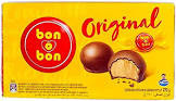 Bombones de chocolate c/leche y oblea Bon o Bon x 306 gr.