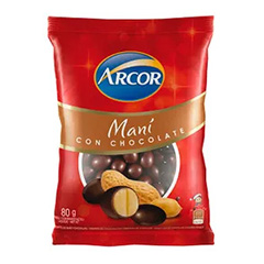 MANI CON CHOCOLATE ARCOR 120GR
