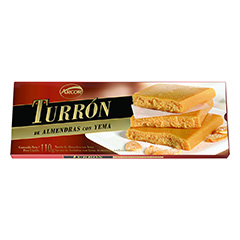 TURRON ARCOR ALM/YEMA 110 GR