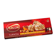 TURRON ARCOR MANI SABOR MIEL 90G