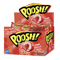 Chicle Frutilla Poosh 50 Un
