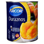Duraznos amarillos en mitades Arcor lata x 820 gr.
