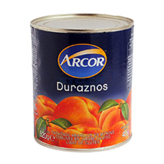 Duraznos Al Natural Arcor En Mitades x 820 Gr.