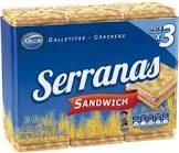 SERRANAS SANDW/120 GR.