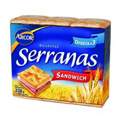 SERRANAS SANDW/360 GR.