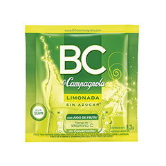 Jugo En Polvo Bc Limonada x 8,5 Gr.