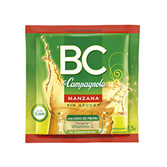 Jugo En Polvo Bc Manzana x 8,5 Gr.