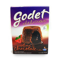 BIZCOCHUELO GODET VOLCÁN CHOCOLATE 480G