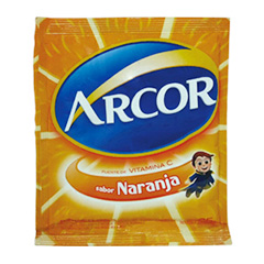 Jugo En Polvo Naranja Dulce Arcor X25Gr
