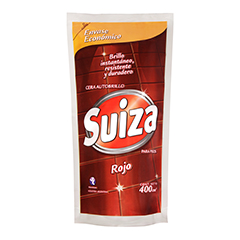 Suiza autobrillo rojo