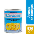 anana en rodajas comunes Caracas x836gr 