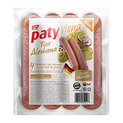 Paty Viena Tipo Alemana X 4Uni.