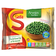Arvejas Congeladas sin TACC Sadia 300 Gr
