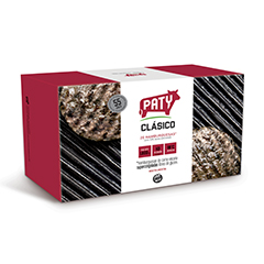 Hamburguesas De Carne Vacuna Sin Tacc Paty 20 Un 1.6 Kg