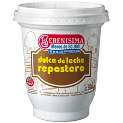 DULCE DE LECHE LA SERENISIMA REPOSTERO 500G