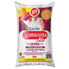 LECHE LA SERENISIMA ENTERA HIERRO FE SACHEL B9 1 LT
