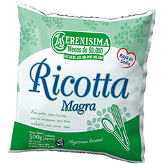 RICOTTA LA SERENISIMA ENTERA 500 GR