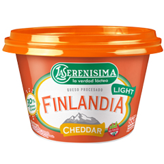 Queso Untable Finlandia Light Cheddar x 200 Gr.