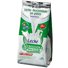 Leche En Polvo Descremeda La Serenísima x 200 Gr.