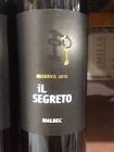 Vino Tinto Malbec Reserva Il Segreto 750 Cc