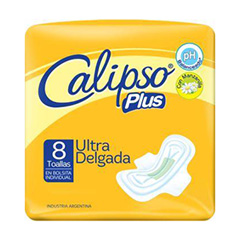 Toalla Femenina Ultra Delgada Calipso Pocket 16 Un