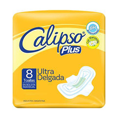 T.FEM.CALIPSO PLUS C/MANZ. U/D C/GEL C/A 8UN.