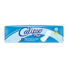 Toallas Femeninas Plana sin Ala Calipso 8 Un