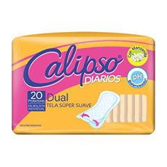 Protectores Dual Perfumado Con Aloe Calipso 20 Un