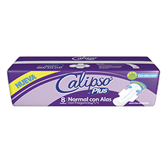 T. Calipso Plus Normal C/ Alas y Fragancia  x  8u.