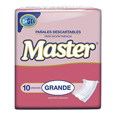 PAÑAL MASTER ADULTO ANAT. G 8UN.