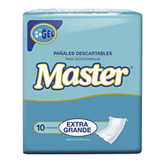 PAÑAL MASTER ADULTO ANAT. XG 8UN