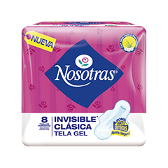 Toallitas Femeninas Nosotras Invisible c/ Manzanilla x 8u.