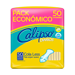 Protectores Diarios Calipso Cola Less x 50 Unidades