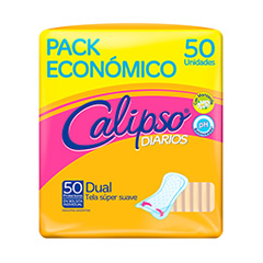 Protectores Diarios Calipso Dual x 50 Unidades
