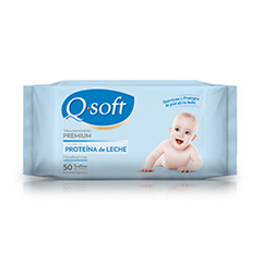 Toallitas Humedas Qsoft Baby Milky 50 Un