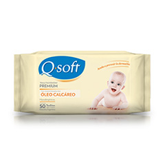 Toallitas Humedas Para Bebe Con Oleo Calcareo Qsoft 50 Un
