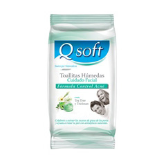 Toallitas Desmaquillante Control Acne Q Soft 25 Un