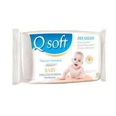 Toallitas Humedas Baby Q Soft 50 Un