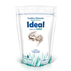 TALLITAS HUMEDAS IDEAL ALOE.REP 70 UN