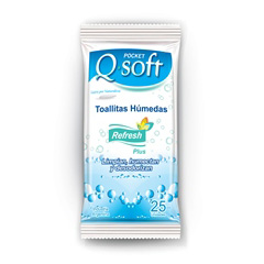 Toallitas Humedas Refresh Q Soft 25 Un