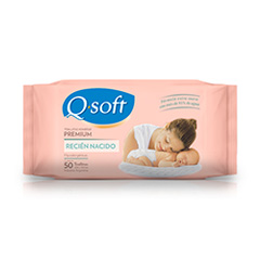 Toallitas Humedas Bebe Recien Nacido Q Soft 50 Un