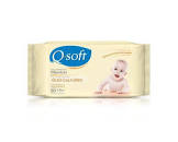 Toallitas Humedas Q Soft Con Oleo Calcareo 50 Un