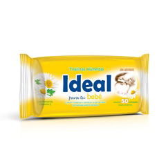 Toallitas Humedas Manzanilla Ideal 50 Un