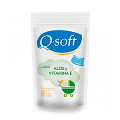 Toallitas Humedas Para Bebe Con Aloe Vera En Doypack Q Soft 50 Un