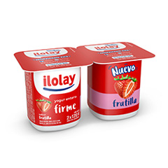 Yogur Firme Entero Frutilla Ilolay 2 X 120 Gr