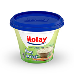 ILOLAY QUESO UNTABLE FINAS HIERBAS X 190GR