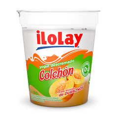 Yogur con frutas Descremado Durazno Ilolay 150 gr