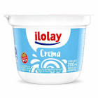 Crema de leche pasteurizada Ilolay x 200 cc.
