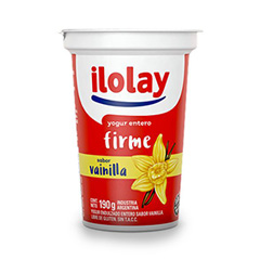 ILOLAY YOGUR FIRME ENTERO VAINILLA 190G