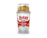 Yogur Ilolay entero con copos de maiz azucarados x 165 gr.